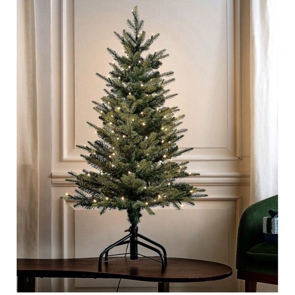 Bethlehem Lights 3.5' Indoor/Outdoor Mini Tree w/ 4-in-1 LEDs - Green